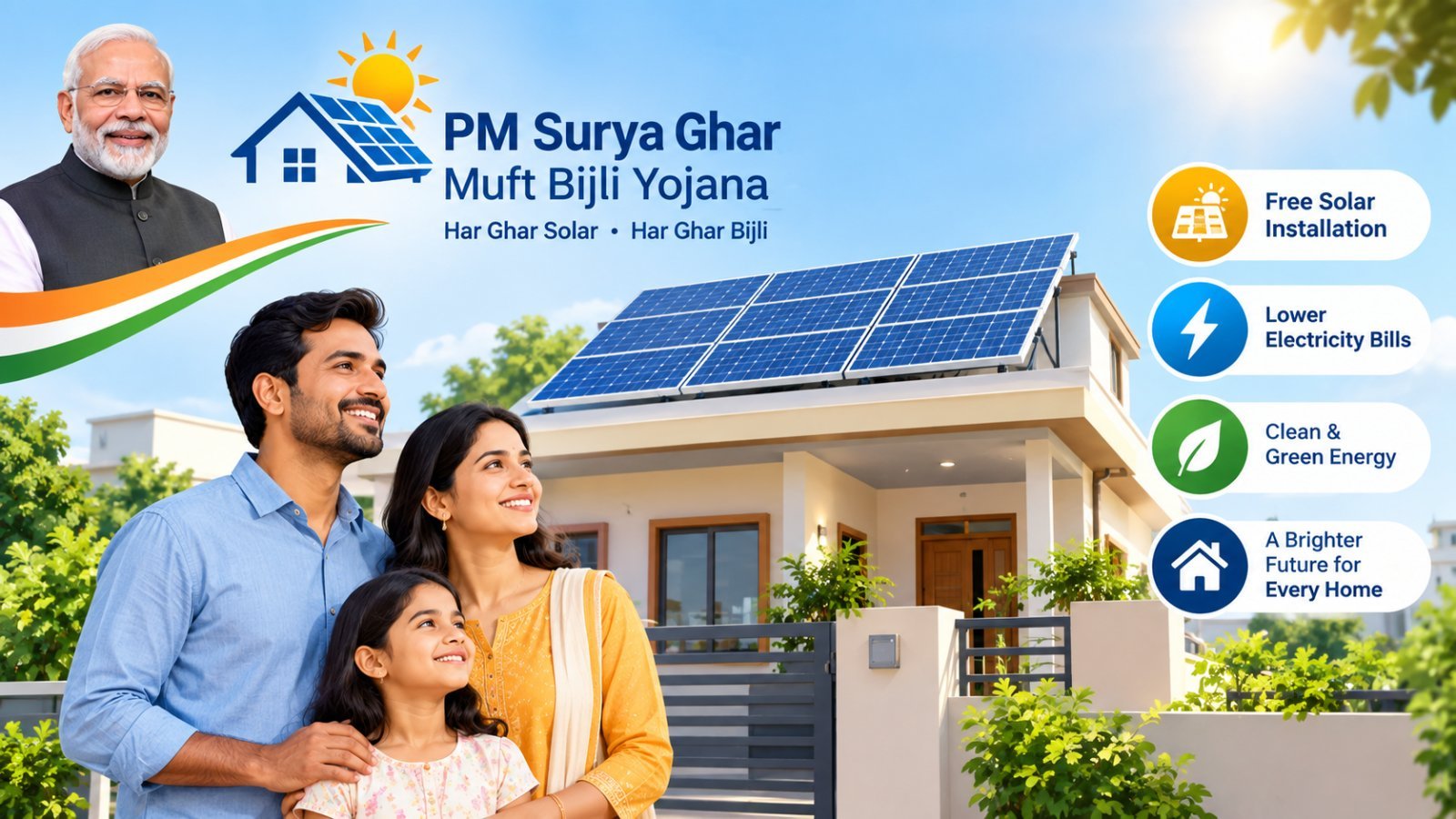 PM Surya Ghar Muft Bijli Yojana Explained: Subsidy, Eligibility & Process