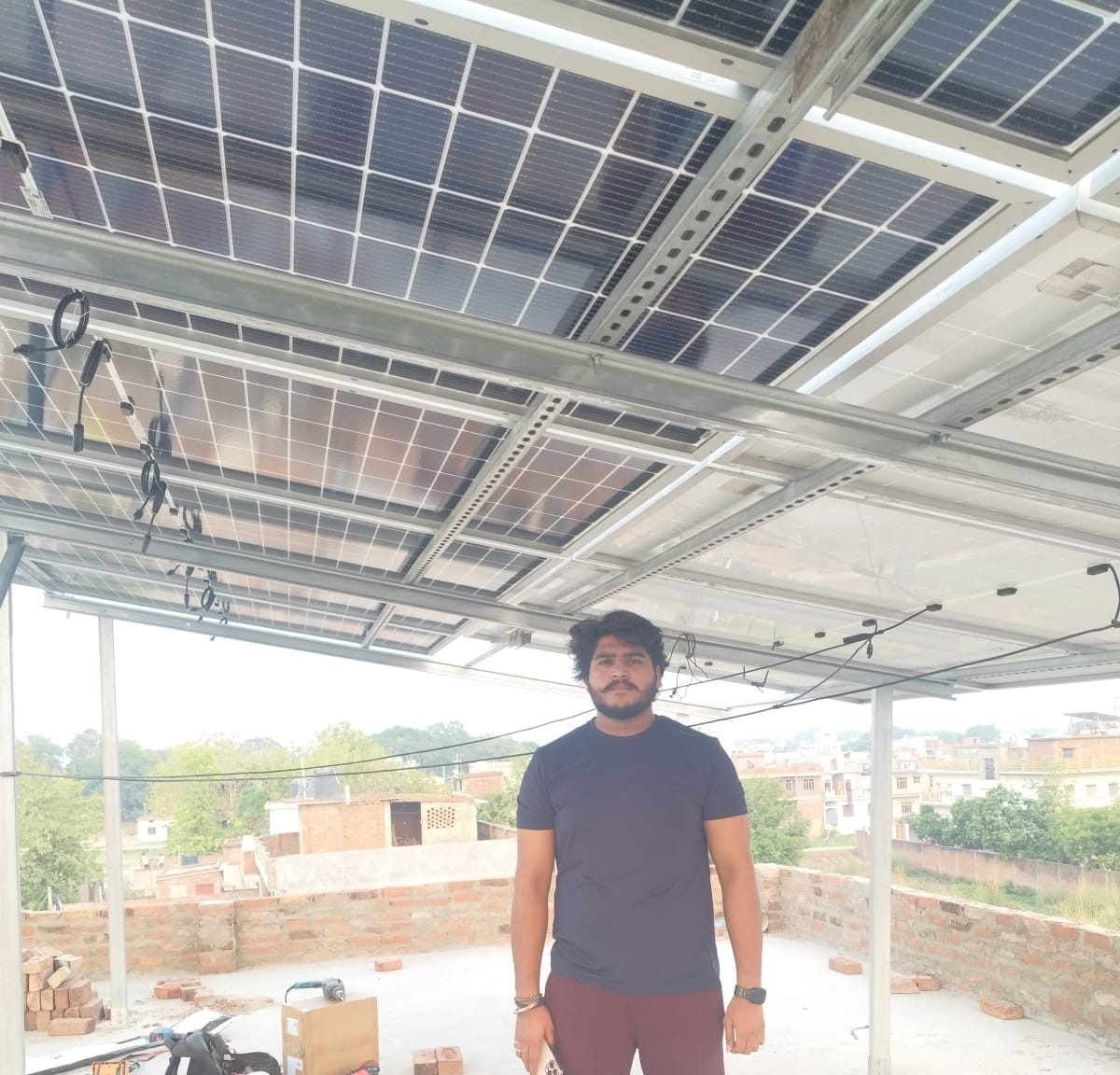 Rooftop Solar Installation — Mau photo 2