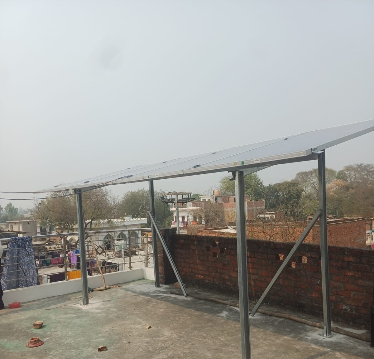 Rooftop Solar Installation — Mubarakpur