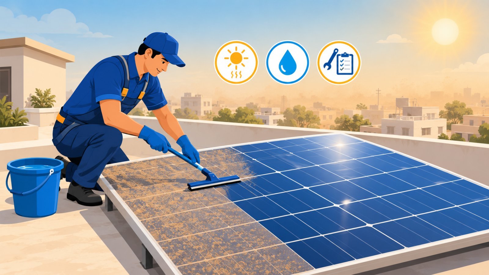 5 Solar Panel Maintenance Tips for Lucknow's Climate